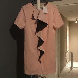 ASOS Front Ruffle Dress